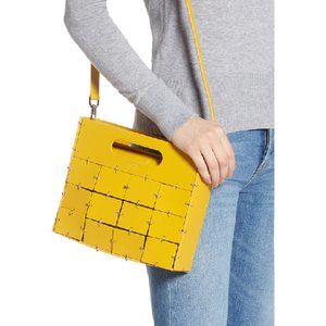 Kate Spade Celia Medium Yellow Clutch (NWT)